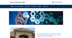 Desktop Screenshot of mcgannmedical.com