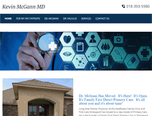 Tablet Screenshot of mcgannmedical.com